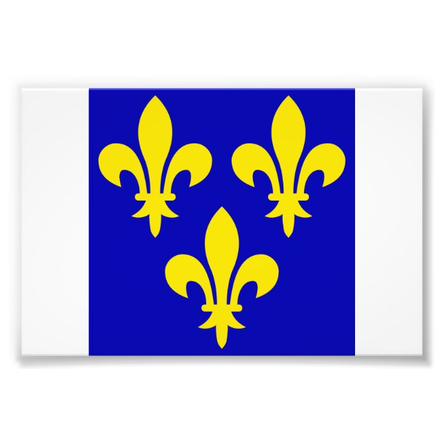 Foto La bandera medieval de Francia (Frente)