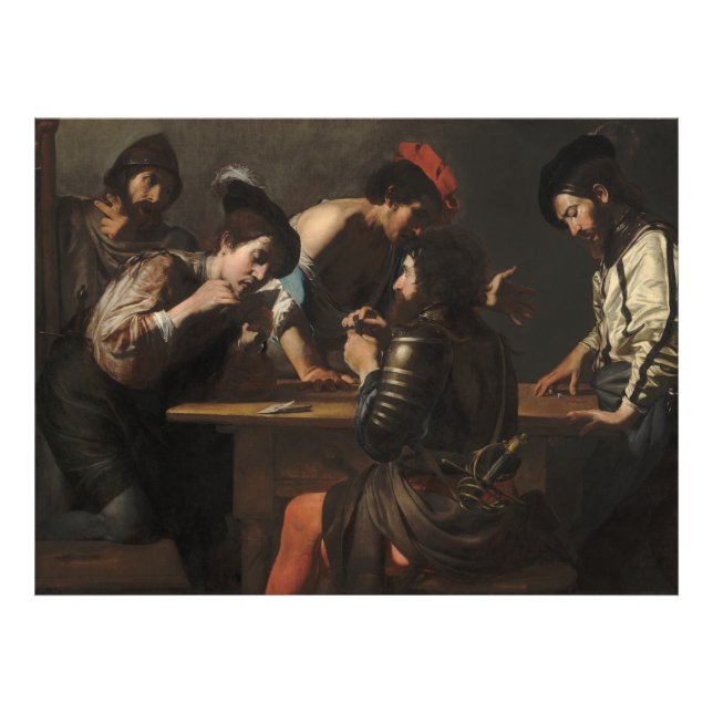 Foto La barata y los soldados mercenarios jugando carta (Frente)