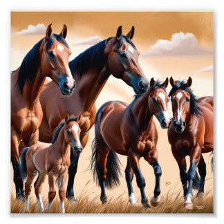 Foto La belleza de los caballos americanos