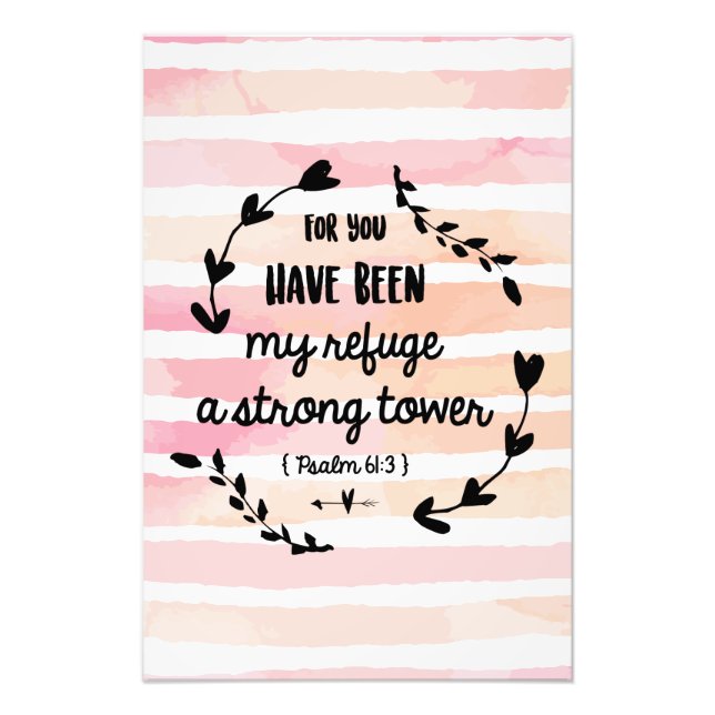 Foto La Biblia acuarela de los salmos cita a los cristi (Frente)