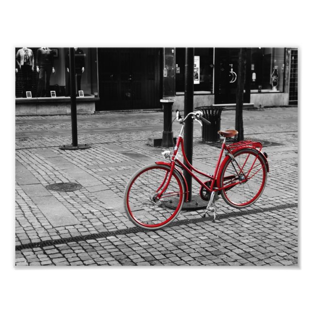 Foto La bicicleta roja (Frente)