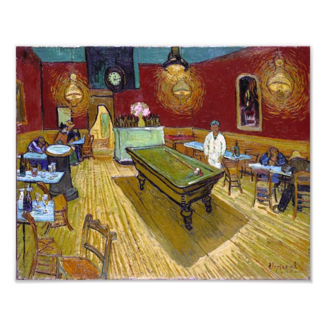 Foto La cafetería nocturna | Van Gogh | (Frente)