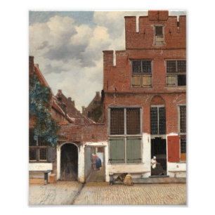 Foto La calle pequeña de Johannes Vermeer