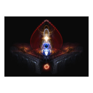 Foto La Composición De Arte Fractal De La Majestad De O