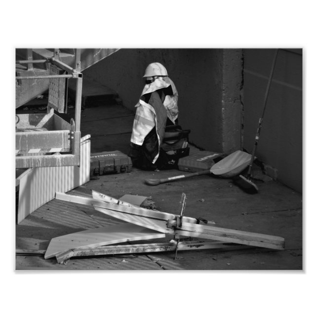 Foto "La construcción trae destrucción" (Frente)