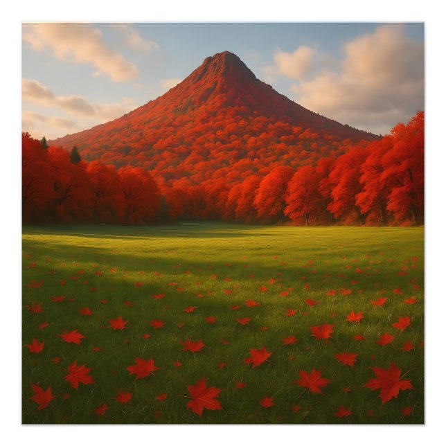 Foto La Cumbre Otoñal Ardiente: Silencio Rojo sobre el  (Frente)