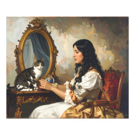 Foto La dama y su gato - Un periodista victoriano etern