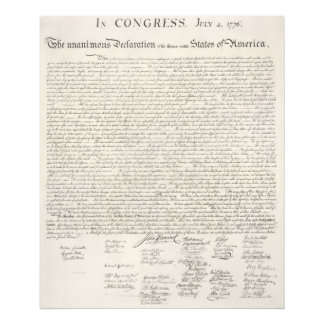 Foto La Declaración de Independencia de Estados Unidos