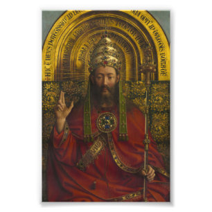Foto La deidad se apoderó, Cristo, el retablo de Gante