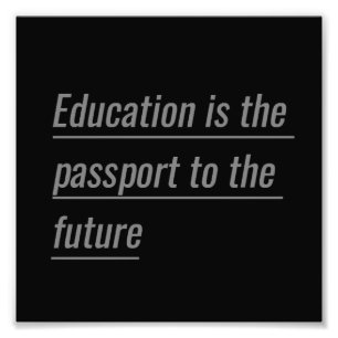 Foto La educación es el pasaporte hacia el futuro