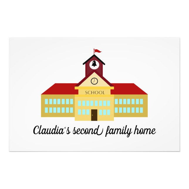 Foto La escuela es mi hogar y mi familia (Frente)