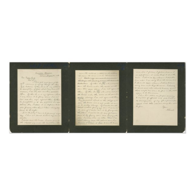 Foto La famosa carta de Lincoln a Greeley (Frente)