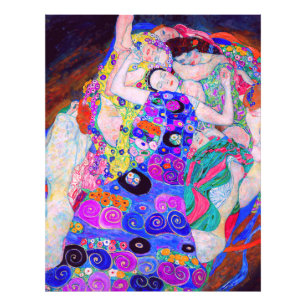 Foto La famosa pintura de Gustav Klimt, The Virgin (191