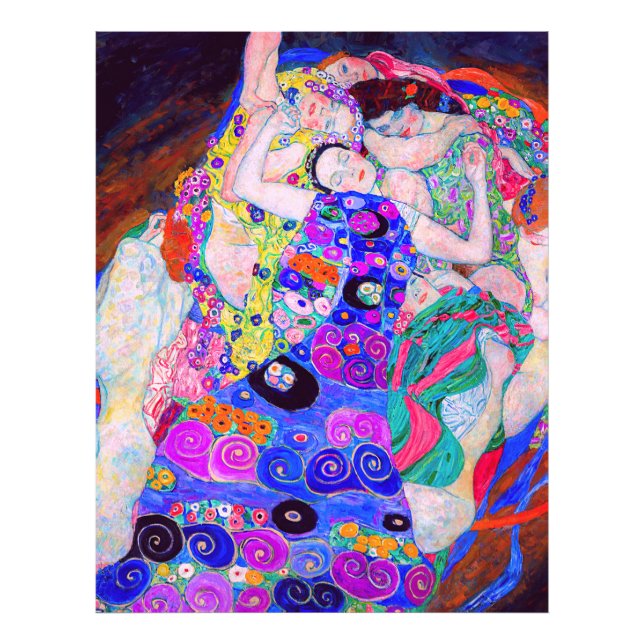 Foto La famosa pintura de Gustav Klimt, The Virgin (191 (Frente)