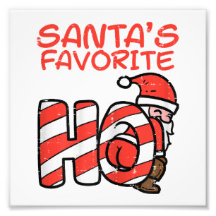 Foto La Favorita de Santa Navidad Divertida Traviesa Ad