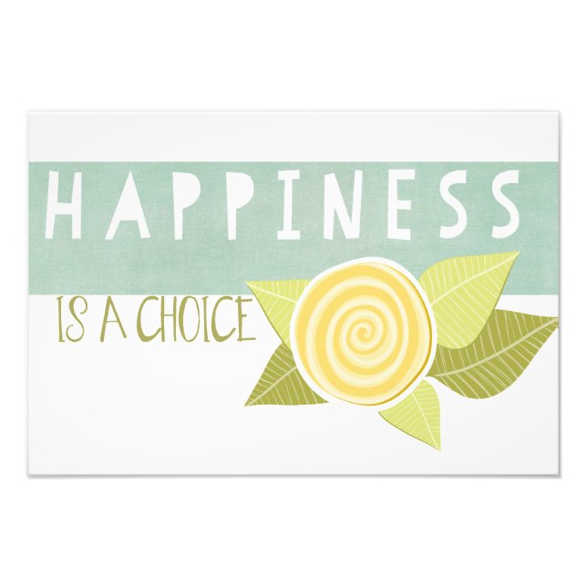 Foto La felicidad inspiradora es una elección (Frente)