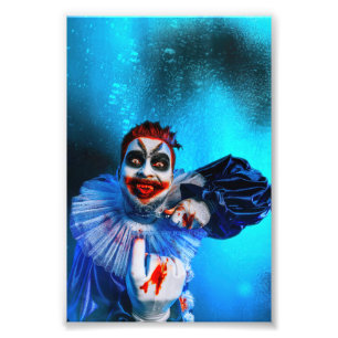 Foto La figura siniestra de payaso de Halloween de Slip
