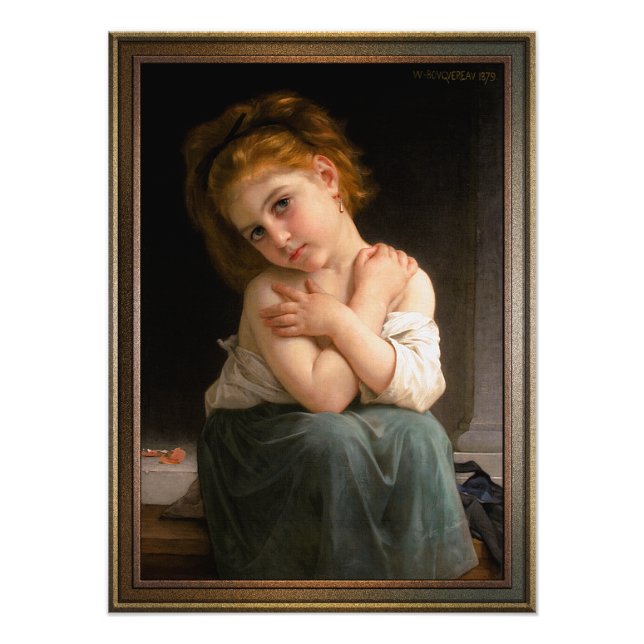Foto La Frileuse de William-Adolphe Bouguereau (Frente)