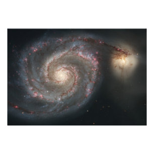 Foto La galaxia del Remolino M51 & Compañera en el espa