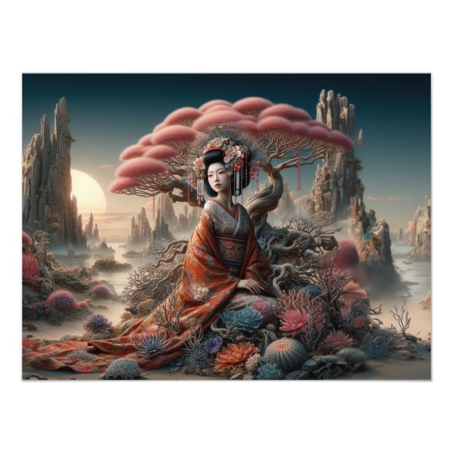 Foto La geisha et l'arbre corail  (Frente)