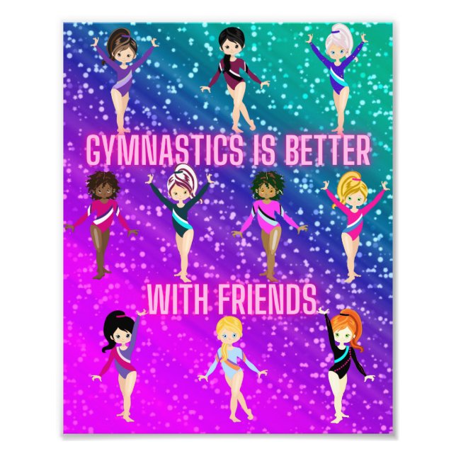 Foto La Gimnasia Es Mejor Con Los Amigos Super Sparkle (Frente)