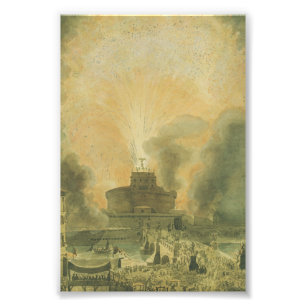 Foto La Girandola en el Castel Sant'Angelo