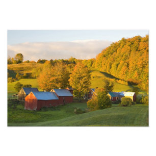 Foto La granja Jenne en Woodstock, Vermont. Otoño. 2