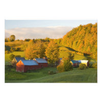 La granja Jenne en Woodstock, Vermont. Otoño. 2