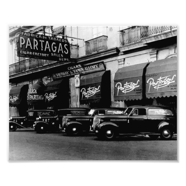 Foto La Habana Partagas Retro 1957 (Frente)
