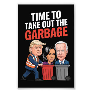 Foto La hora de Trump para sacar la basura 