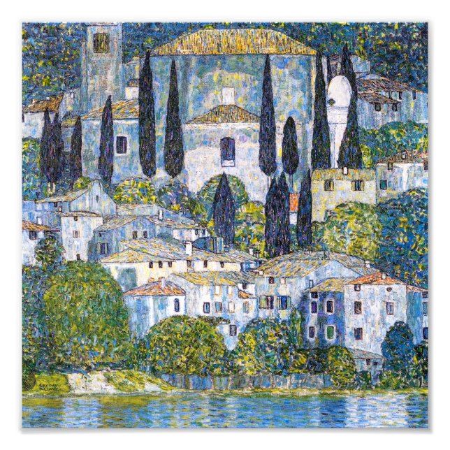 Foto La Iglesia de Cassone | Gustav Klimt | POSTER (Frente)