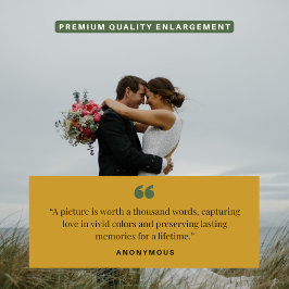 Foto La impresión de "Voto eterno" | Personalizado 8x10