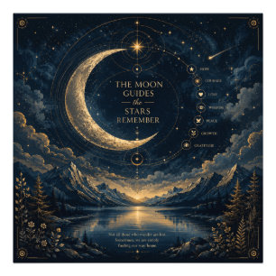 Foto La Luna Guía, Las Estrellas Recuerdan Celestial
