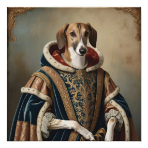 Foto La majestad canina retrato de perro en el renacimi