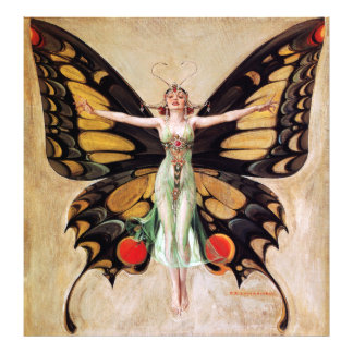 Foto La metamorfosis de la chica flapper a mariposa 192
