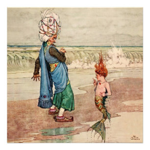 Foto “La niña-mer” de W Heath Robinson