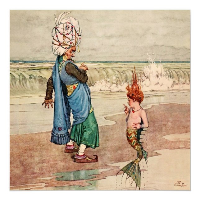 Foto “La niña-mer” de W Heath Robinson (Frente)