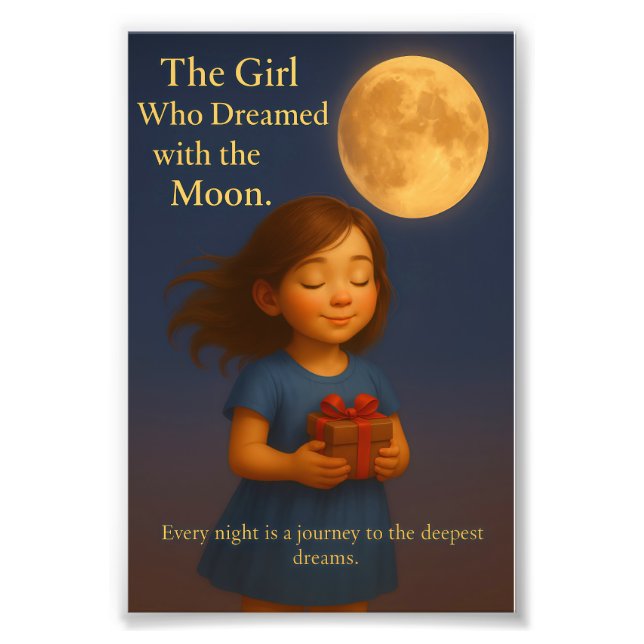 Foto “La niña que soñó con la luna (Frente)