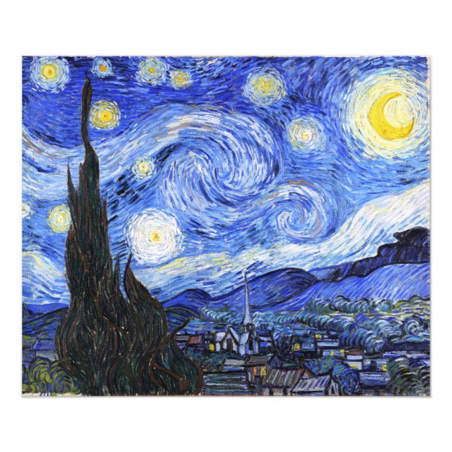 Foto La noche estrellada de Van Gogh (Frente)