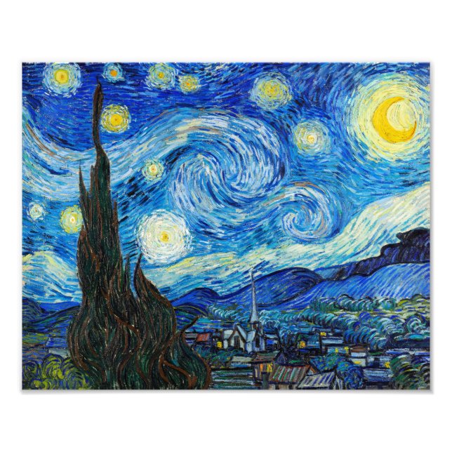 Foto La noche estrellada | Van Gogh | (Frente)