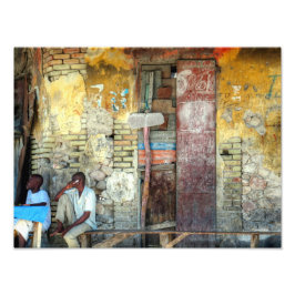 Foto La pared colorida