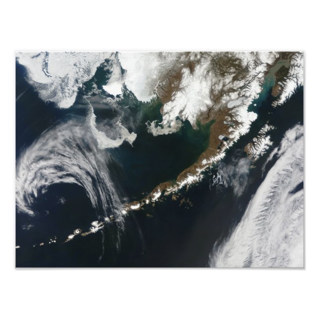 Foto La península de Alaska y las islas Aleutianas (Frente)