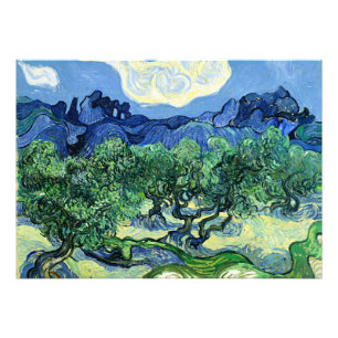 Foto La pintura de Van Gogh, Olivos con Alpilles