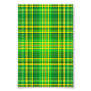 Foto La plaid verde-amarillo del día de San Patricio de