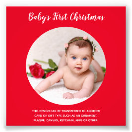 Foto La primera plantilla de Navidad de Babys de presup