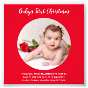 Foto La primera plantilla de Navidad de Babys de presup