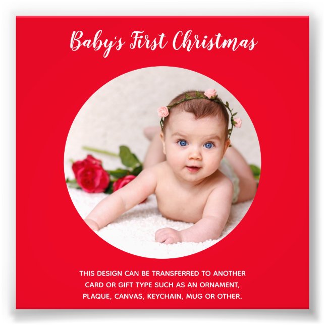 Foto La primera plantilla de Navidad de Babys de presup (Frente)
