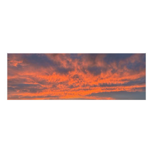 Foto La puesta de sol en llamas