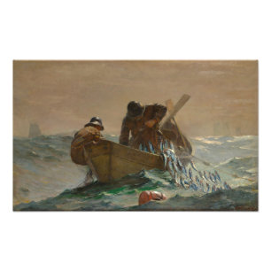 Foto La red de arenques, Winslow Homer