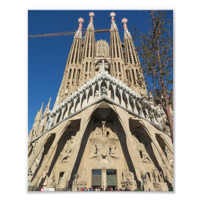 Foto La Sagrada Familia, Barcelona, España. 3560 (Frente)